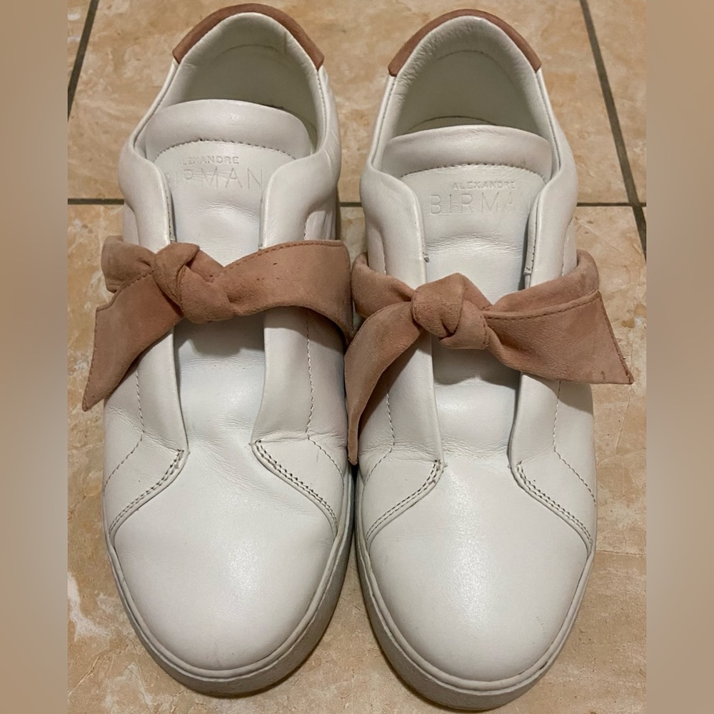 Alexandre‎ Birman Clarita Sneaker Suede Blush Sz 39/ US 9
